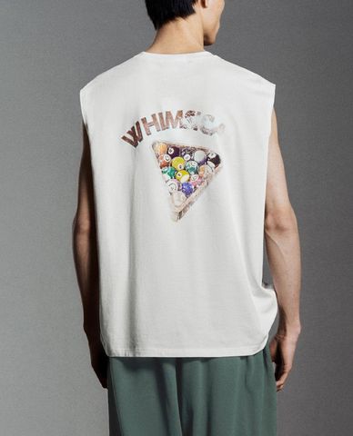  URBAN REVIVO - Áo sát nách nam in hình hiện đại 