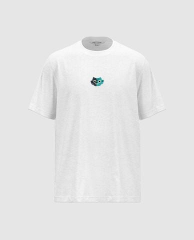  URBAN REVIVO - Áo thun nam cổ tròn tay ngắn trẻ trung 