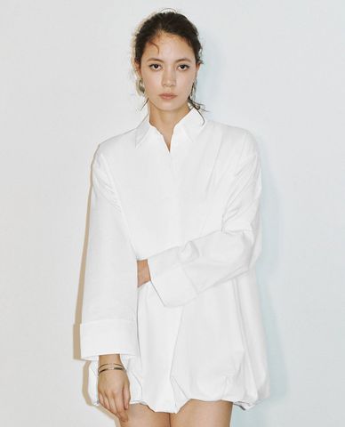  URBAN REVIVO - Đầm sơ mi phom mini thời trang 