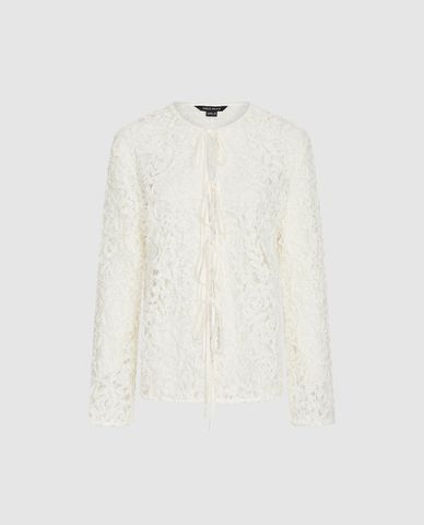  URBAN REVIVO - Áo kiểu nữ cột dây thời thượng 