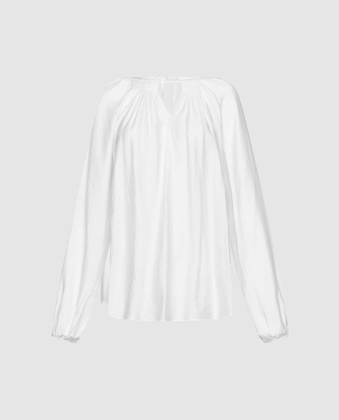 URBAN REVIVO - Áo kiểu nữ cổ thuyền Overhead