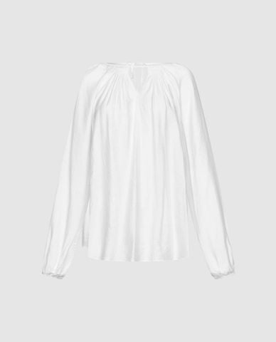  URBAN REVIVO - Áo kiểu nữ cổ thuyền Overhead 