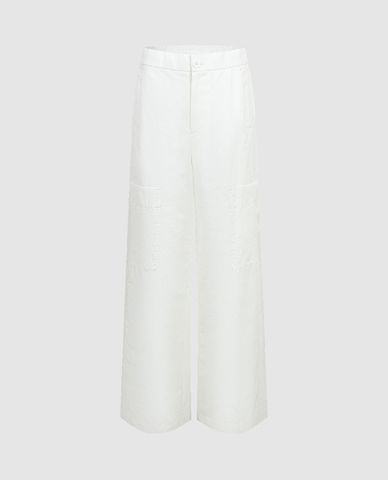  URBAN REVIVO - Quần nữ ống rộng thời trang 