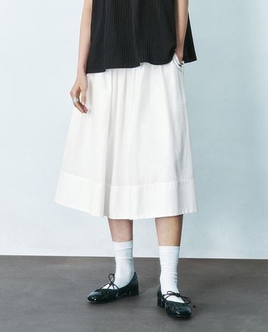  URBAN REVIVO - Chân váy phom suông midi A Line 