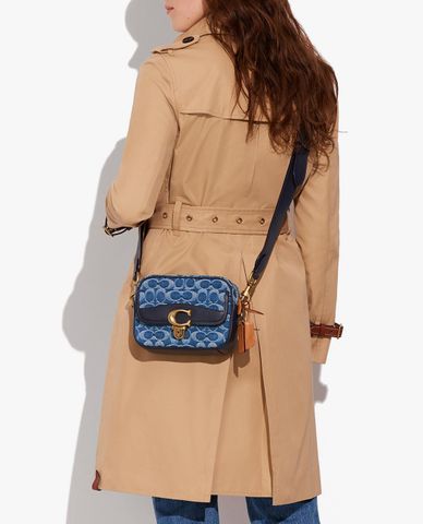  COACH - Túi đeo chéo phom chữ nhật Studio 18 