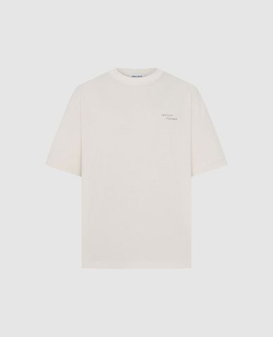  URBAN REVIVO - Áo thun nam cổ tròn tay ngắn hiện đại 