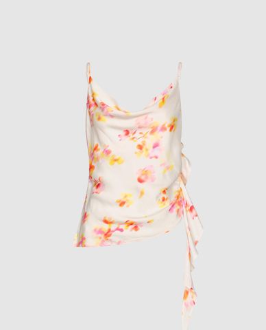  URBAN REVIVO - Áo hai dây nữ cổ V Floral Cami 