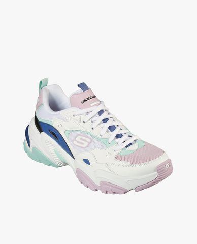  SKECHERS - Giày thể thao nữ cổ thấp Stamina V2 