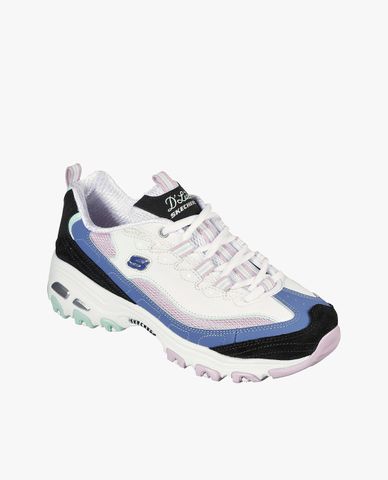  SKECHERS - Giày sneakers nữ cổ thấp thắt dây D Lites 