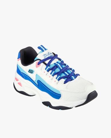  SKECHERS - Giày sneakers nữ cổ thấp D'Lites 4.0 Pokémon 