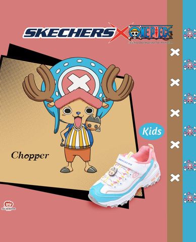  SKECHERS - Giày thể thao bé gái One Piece D'Lites 1.0 