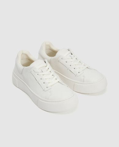  URBAN REVIVO - Giày sneakers nam cổ thấp Vegan Leather 