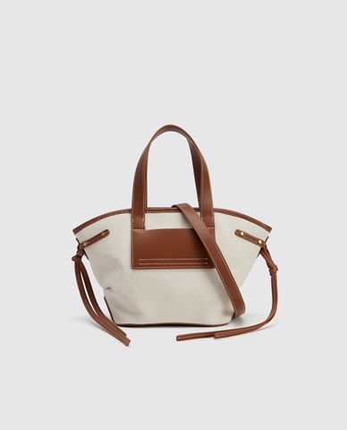  URBAN REVIVO - Túi đeo chéo nữ phom hình thang thời thượng 