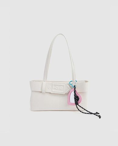  URBAN REVIVO - Túi đeo vai nữ phom chữ nhật cá tính 