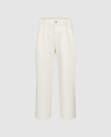  URBAN REVIVO - Quần jeans nam ống rộng thanh lịch 