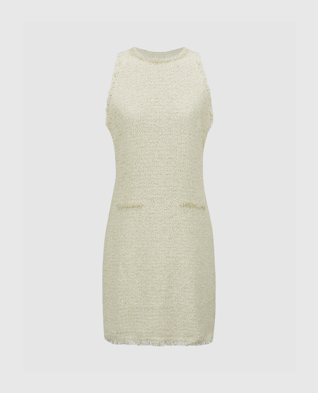 URBAN REVIVO - Đầm sát nách mini Raw Hem A-Line