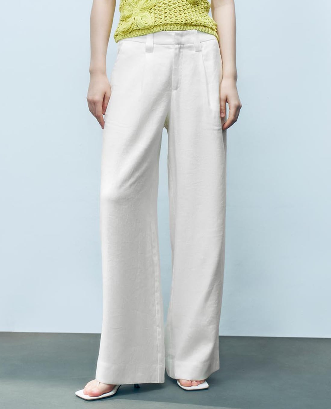 URBAN REVIVO - Quần nữ ống rộng thanh lịch