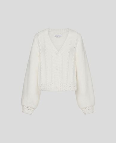  URBAN REVIVO - Áo khoác cardigan nữ tay dài thanh lịch 
