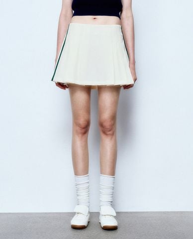  URBAN REVIVO - Chân váy xếp li mini phom chữ A 