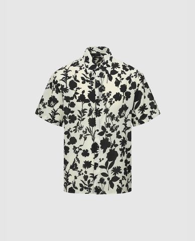  URBAN REVIVO - Áo sơ mi nam phối họa tiết độc đáo Aloha 