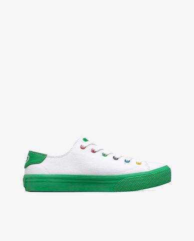  SKECHERS - Giày sneakers nữ phối dây Hello Kitty Street V'lites 