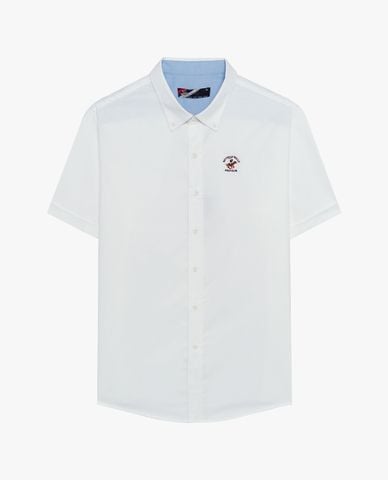  BEVERLY HILLS POLO CLUB - Áo sơ mi nam cổ bẻ tay ngắn trẻ trung 
