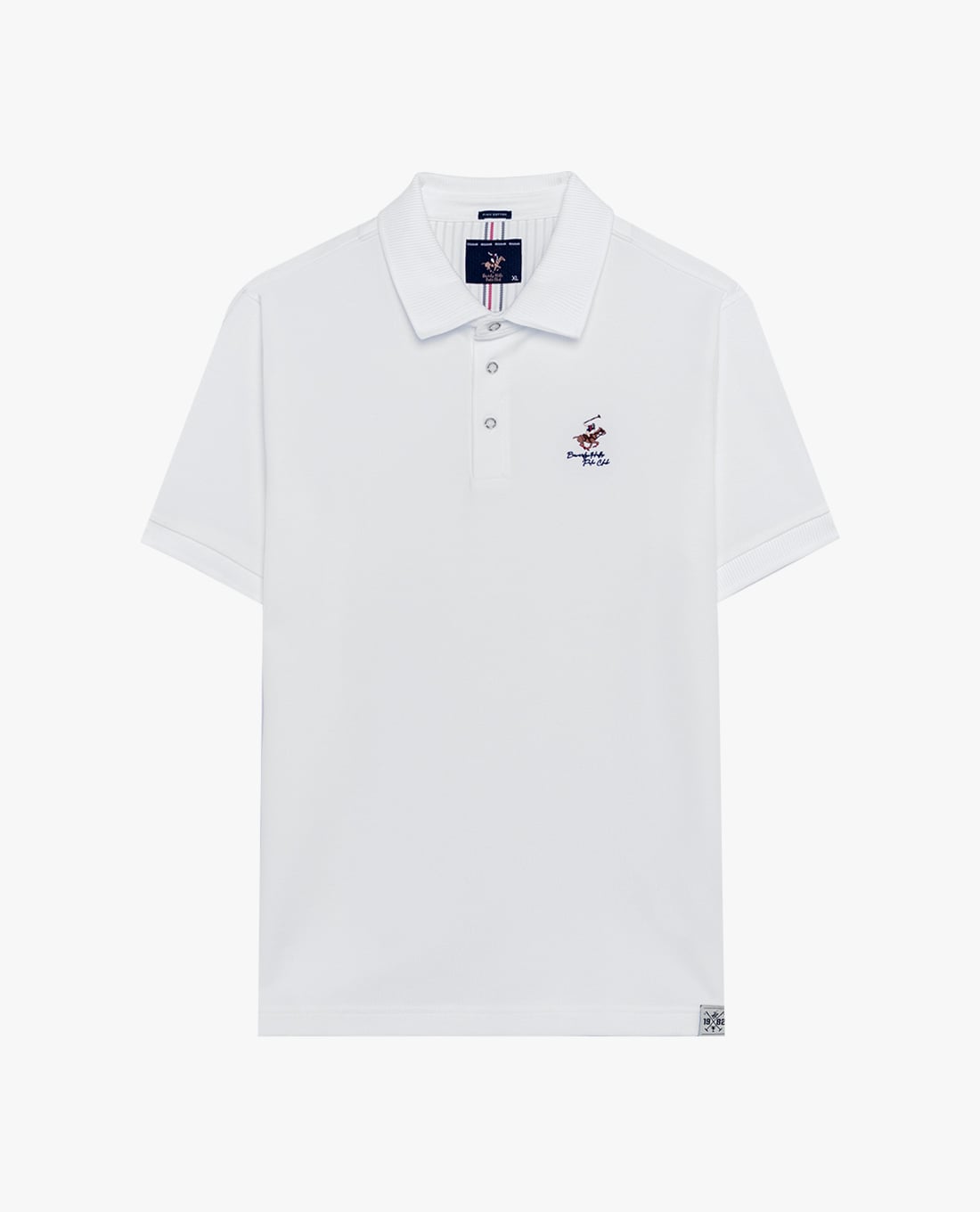 BEVERLY HILLS POLO CLUB - Áo polo nam cổ bẻ tay ngắn phối logo