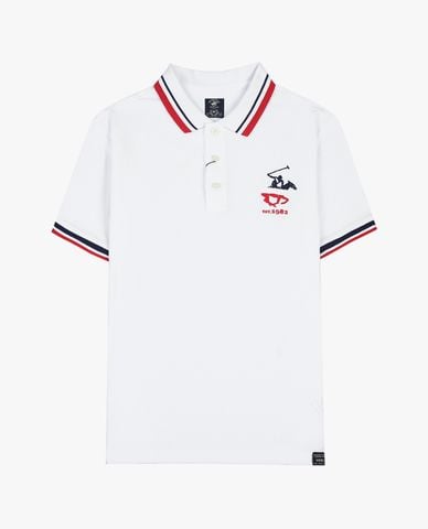  BEVERLY HILLS POLO CLUB - Áo polo nam cổ bẻ tay ngắn trẻ trung 