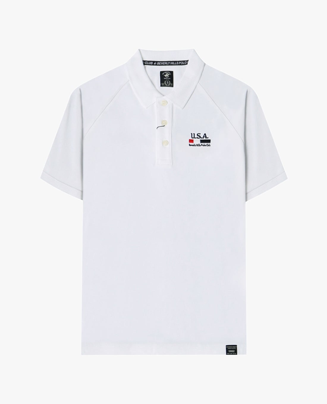 BEVERLY HILLS POLO CLUB - Áo polo nam cổ bẻ tay ngắn trẻ trung