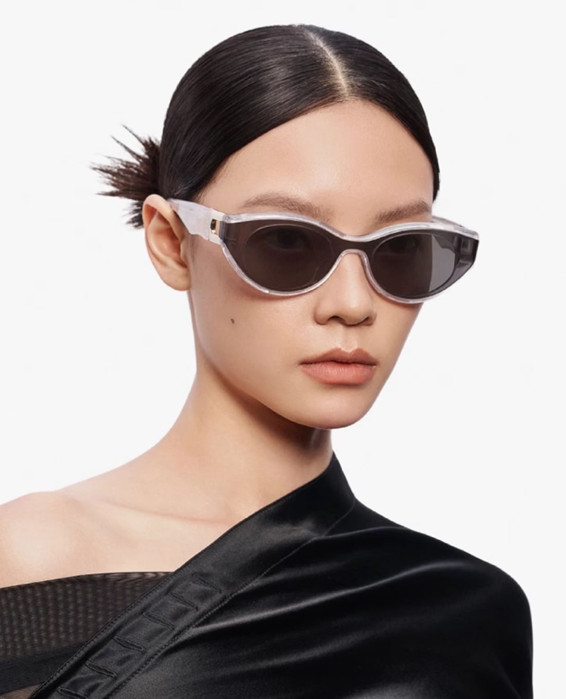 MUJOSH - Kính mát unisex gọng mắt mèo thời thượng