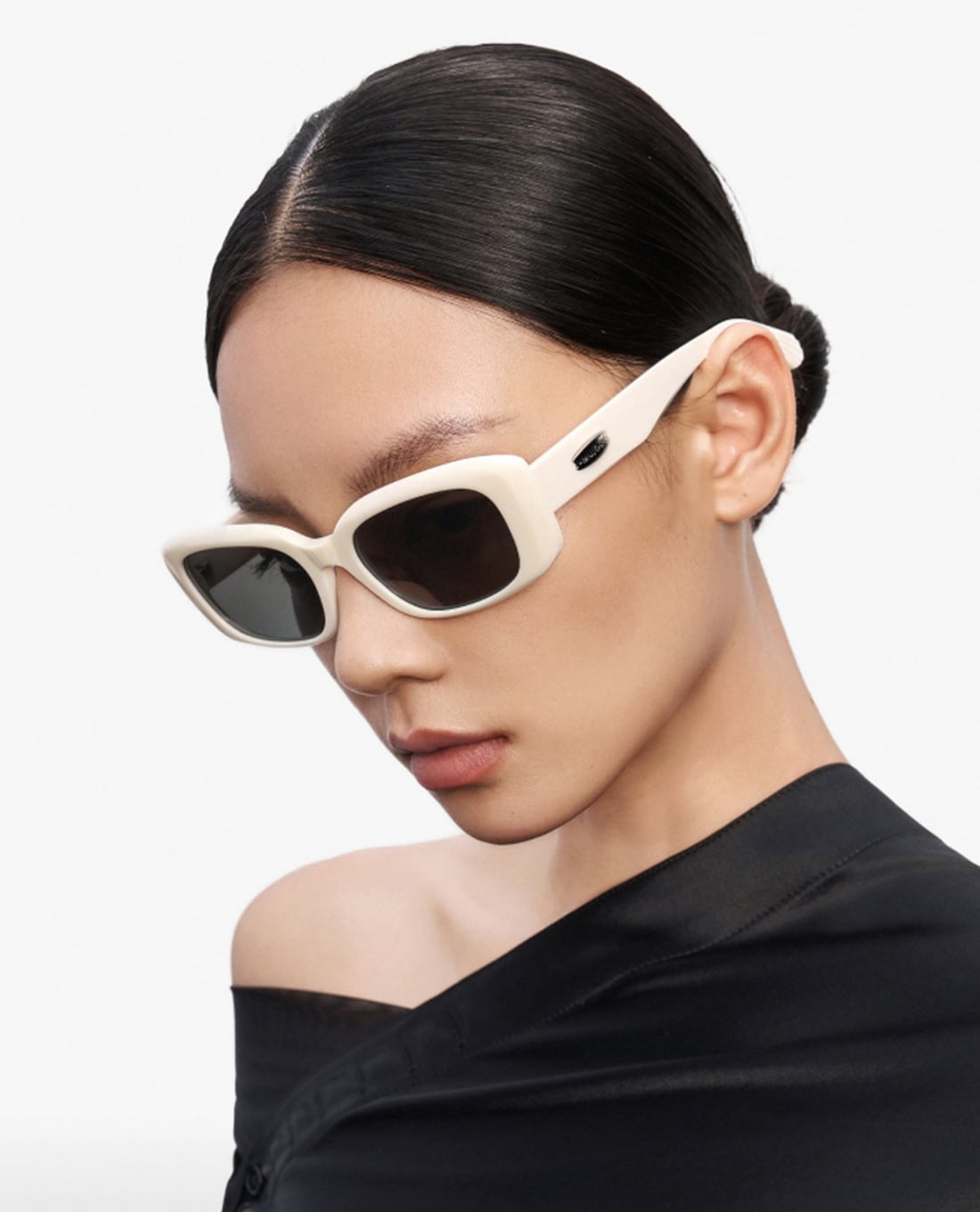 MUJOSH - Kính mát unisex gọng chữ nhật bản dày cá tính