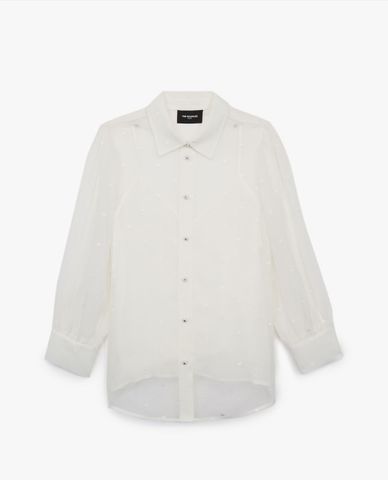  THE KOOPLES - Áo sơ mi nữ tay dài Heart Print 