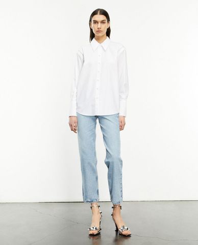  THE KOOPLES - Áo sơ mi nữ cổ bẻ tay dài Studded 