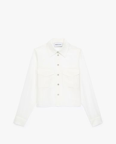  THE KOOPLES - Áo sơ mi nữ tay dài túi hộp thời trang 