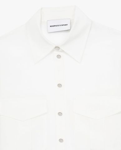  THE KOOPLES - Áo sơ mi nữ tay dài túi hộp thời trang 