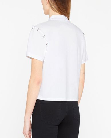  THE KOOPLES - Áo polo nữ phom ngắn Piercing 