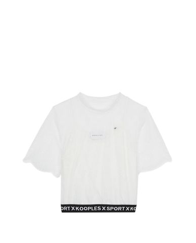  THE KOOPLES - Áo kiểu nữ phối ren thời thượng 