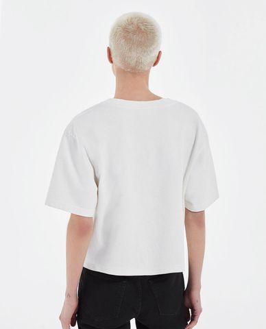  THE KOOPLES - Áo thun nữ phom lửng ngắn tay Vibrant 