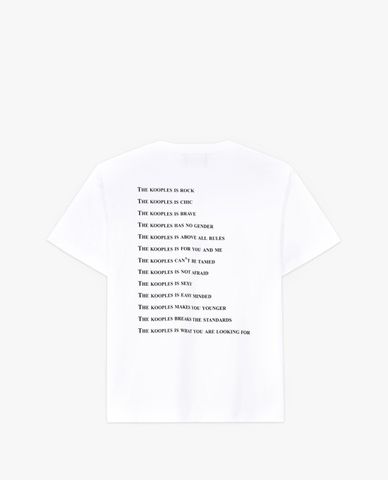  THE KOOPLES - Áo thun nữ ngắn tay What Is 