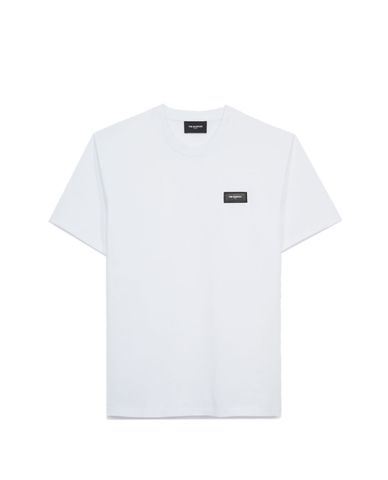  THE KOOPLES - Áo thun nam tay ngắn Leather Badge 