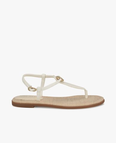  NINE WEST - Giày sandals nữ đế thấp dáng xỏ phối khuy kim loại Dayna 