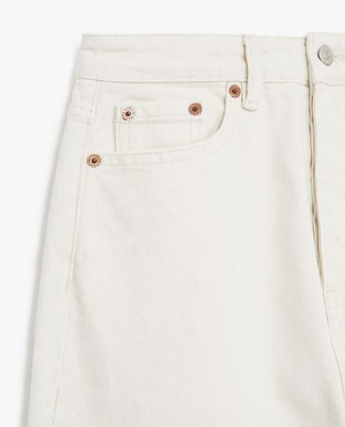  THE KOOPLES - Quần jeans nữ phom ôm White High Rise 