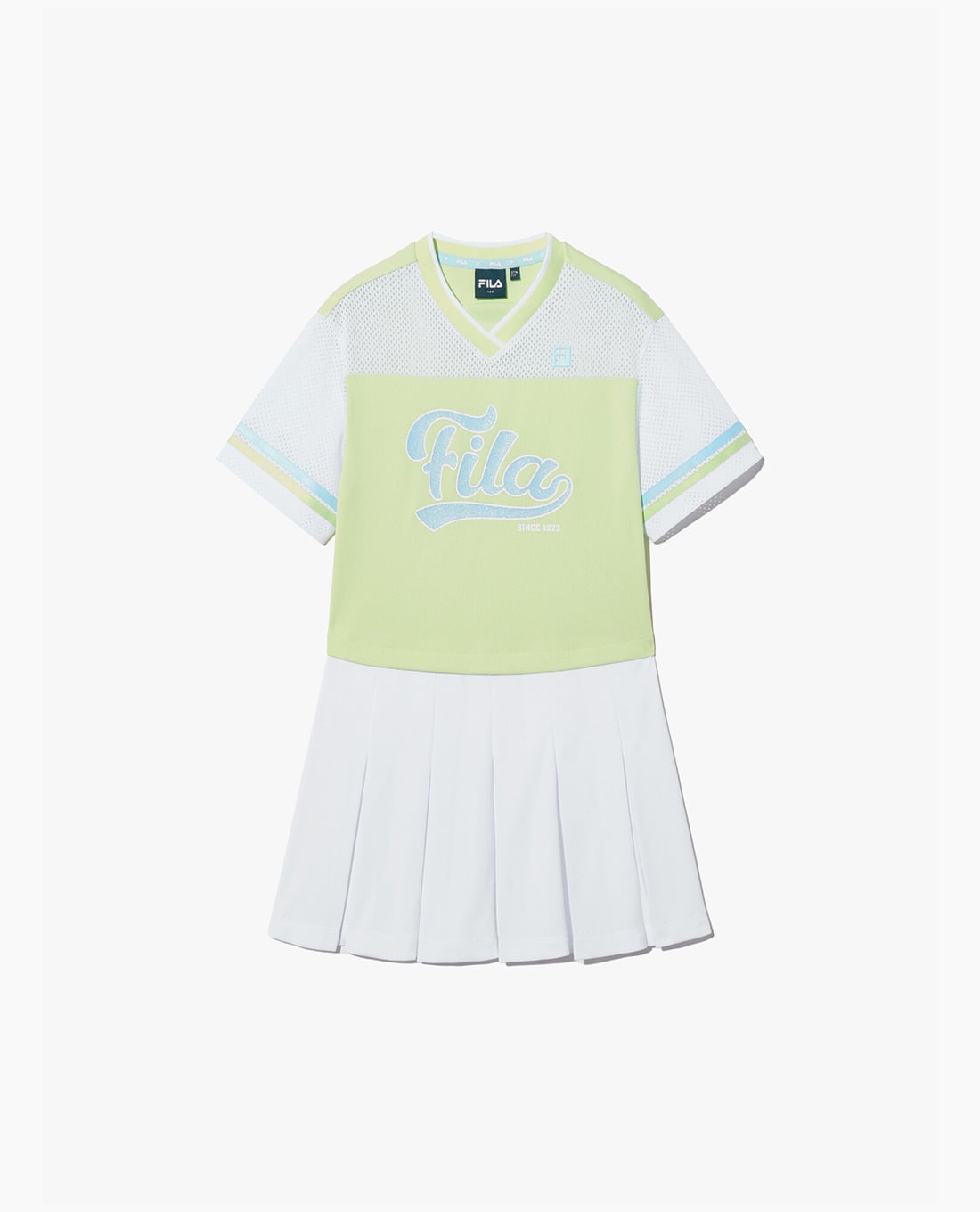 FILA - Đầm xếp li mini bé gái Player
