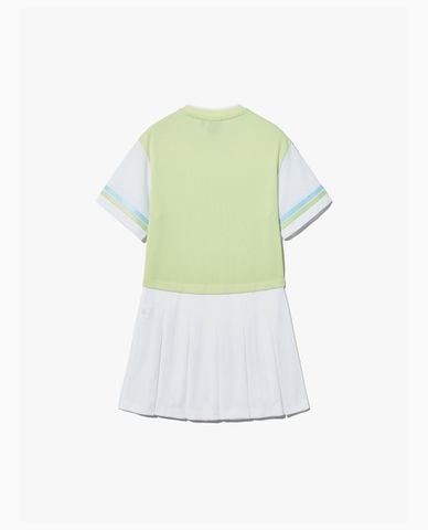  FILA - Đầm xếp li mini bé gái Player 