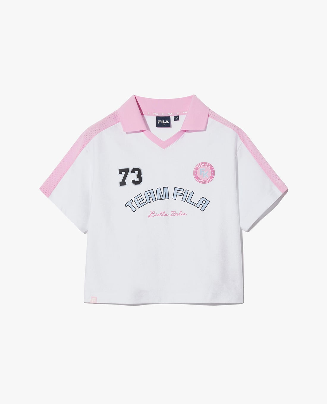 FILA - Áo thun bé gái Blockcore