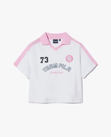  FILA - Áo thun bé gái Blockcore 