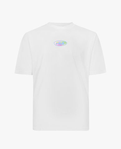  FILA - Áo thun unisex ngắn tay hiện đại 