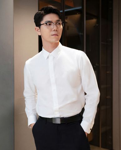  DETERMINANT - Áo sơ mi nam cổ bẻ tay dài thanh lịch 