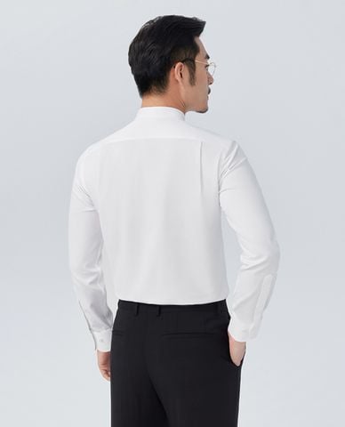  DETERMINANT - Áo sơ mi nam cổ trụ tay dài phom suông 