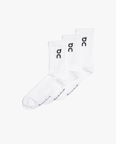  ON RUNNING - Set 3 đôi vớ nam cổ cao Logo 